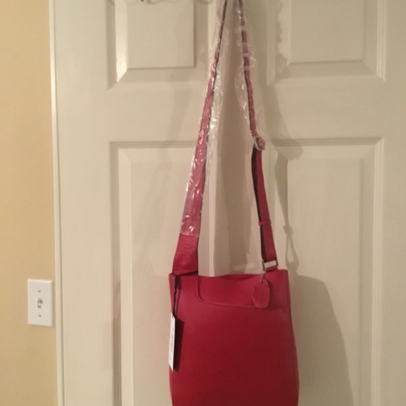 NWT Leather Crossbody - Picture 3 of 9